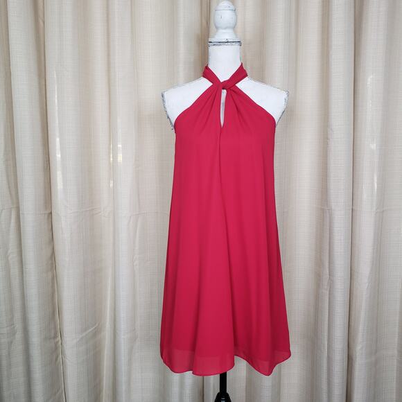 Soprano Women's Red Halter Mini Dress Size XS - Picture 8 of 8